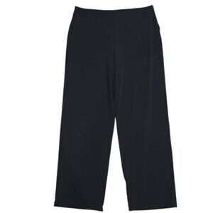 Alfani Black Wide-Leg Slacks Size Medium